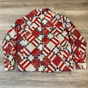 Kith for Team USA Starry Quilt Coaches Jacket